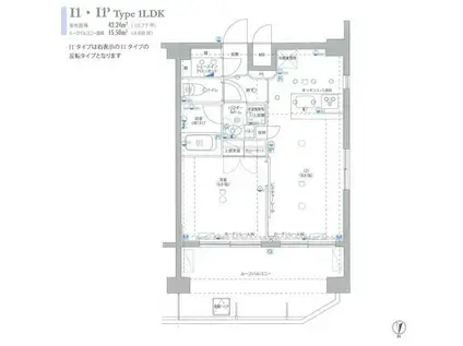 グロース錦糸町ミルーナヒルズ(1LDK/5階)の間取り写真