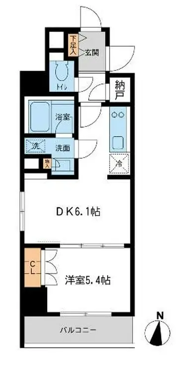 レジデンス両国駅前 5階階 間取り