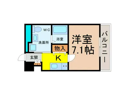 LA ISLA GRANDE(1K/1階)の間取り写真