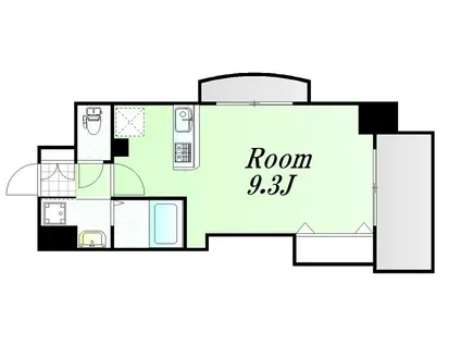 LUXE新大阪IV(ワンルーム/6階)の間取り写真