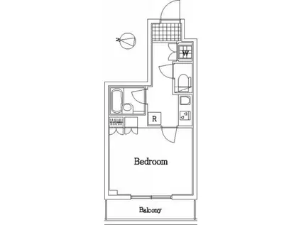 ルーブル小竹向原弐番館(1K/4階)の間取り写真