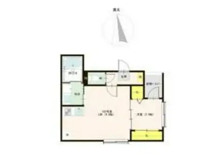 NEST TOMIZAWA(1LDK/1階)の間取り写真