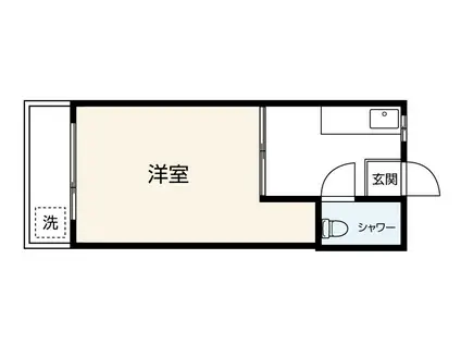 上原コーポラス(1K/3階)の間取り写真