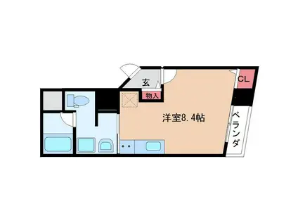 ATRAER MIKUNI(ワンルーム/4階)の間取り写真