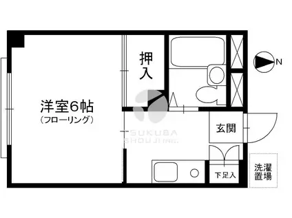 近藤ハウス(1K/1階)の間取り写真