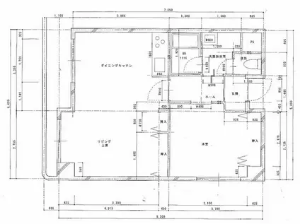 CASA DE INOYA(1LDK/4階)の間取り写真