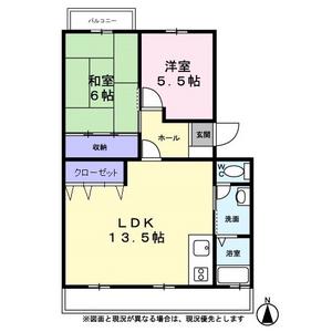 エストゥペンダ(2LDK/1階)の間取り写真