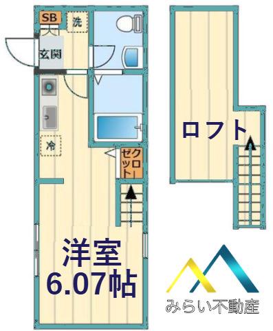 RICOTTA(ワンルーム/1階)の間取り写真