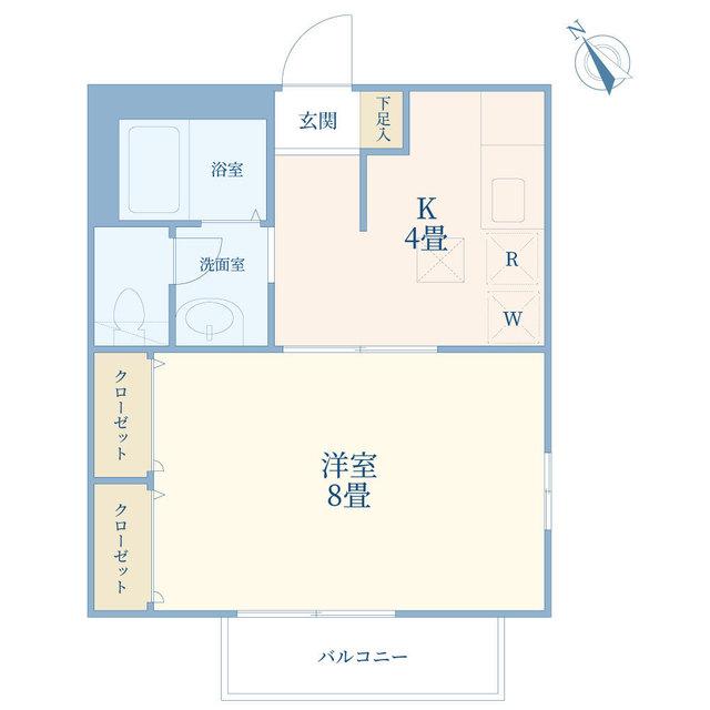 TRUSTIA壱番館(1K/1階)の間取り写真