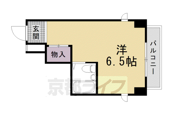 コーポ高倉(ワンルーム/3階)の間取り写真