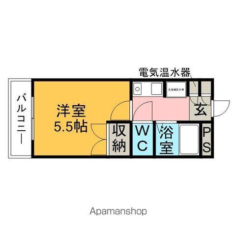 大橋マンション(1K/1階)の間取り写真