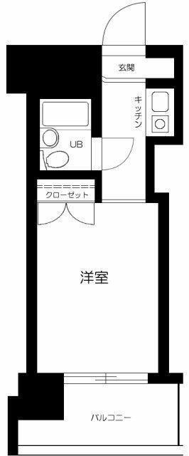 トップ押上(ワンルーム/8階)の間取り写真