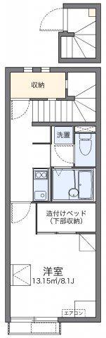 レオネクストハニカムエイト(1K/2階)の間取り写真