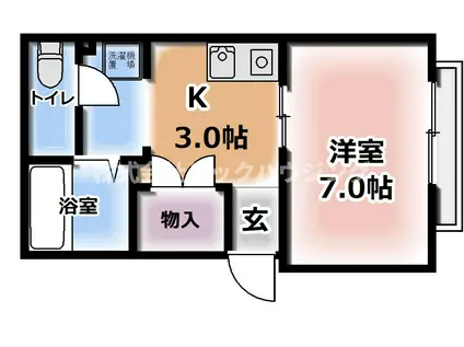 K・メゾンドール辻(1K/2階)の間取り写真
