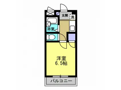 エルディム横川II(1K/3階)の間取り写真