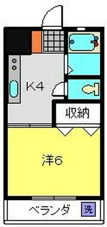 岡本マンション 2階階 間取り