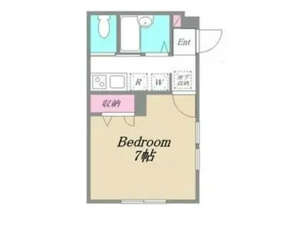 コンシェルジュ(1K/1階)の間取り写真