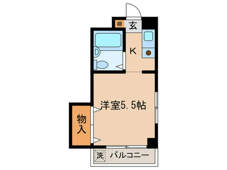 ドムス松宮A棟 2階階 間取り