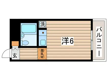 サンライク綱島(ワンルーム/5階)の間取り写真