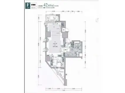 グランベル西早稲田ラフィーネ(ワンルーム/8階)の間取り写真