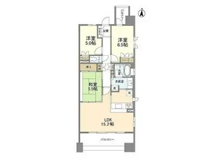 SS.FLAT桜山(3LDK/8階)の間取り写真