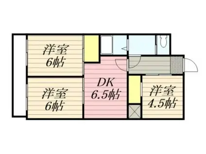 リアライズ浜松(3DK/8階)の間取り写真