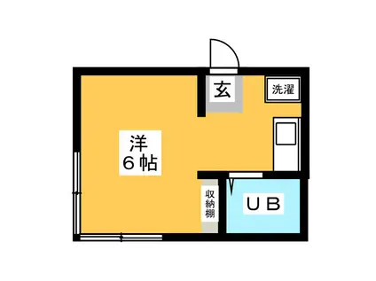 パークヒル・モリ(ワンルーム/2階)の間取り写真