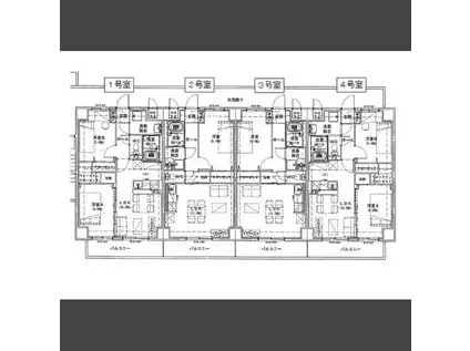 アルカディアKJ(2LDK/1階)の間取り写真