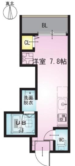 REGALEST 大森(ワンルーム/3階)の間取り写真