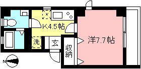経堂ホワイトマンション(1K/3階)の間取り写真