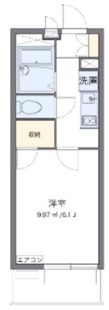レオパレスSHIBIRAKI(1K/3階)の間取り写真