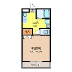 コーポ・リジェールA(1K/2階)の間取り写真