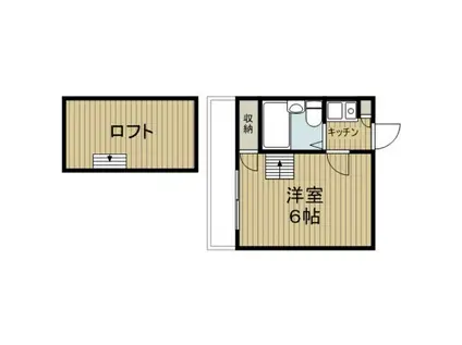 アクシス豊田(1K/1階)の間取り写真