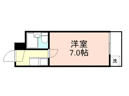 オーティーハイツ黒田(1K/3階)の間取り写真