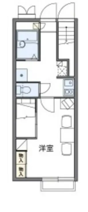 レオパレスリバーサイド上砂 2階階 間取り