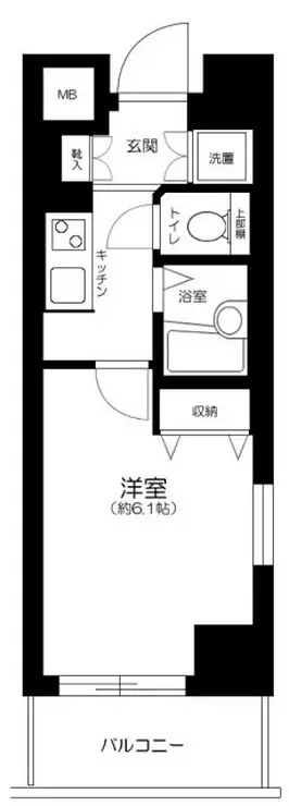 ドルチェ東京深川・壱番館 5階階 間取り