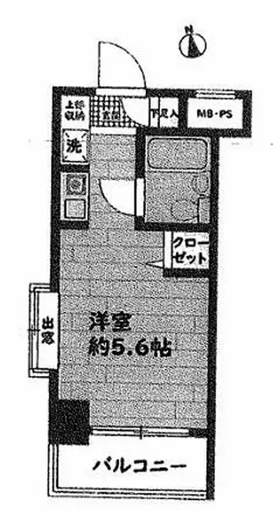 クリオ新子安ファースト 7階階 間取り