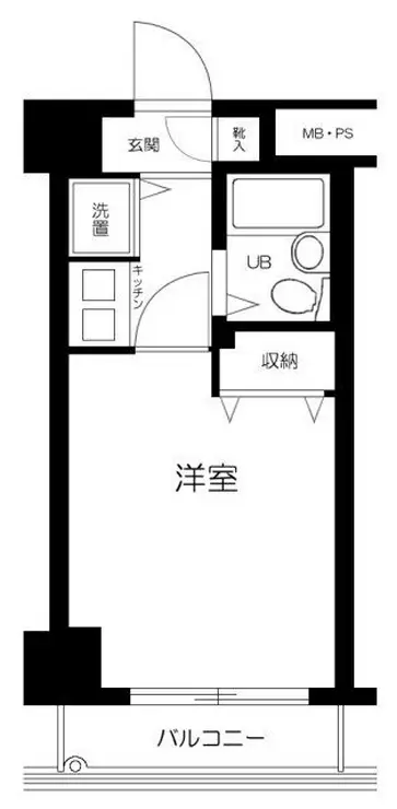 ガラ・シティ白金台 8階階 間取り