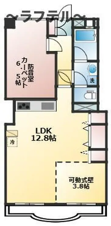 新所沢ミナミプラザ 8階階 間取り