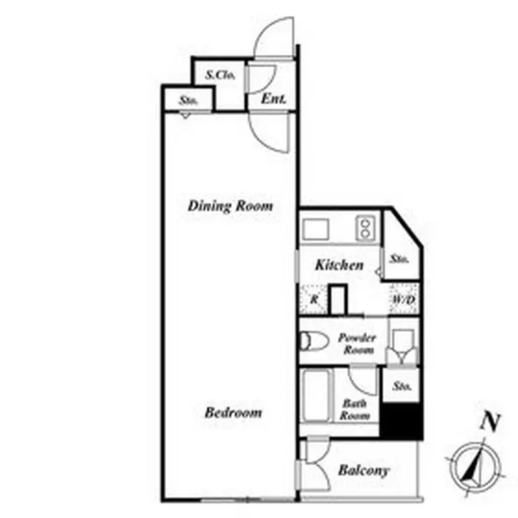  KDXレジデンス品川シーサイド 8階階 間取り