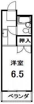 メゾンドール(1K/3階)の間取り写真
