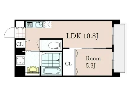 シャーメゾンサクセス新大阪(1LDK/3階)の間取り写真