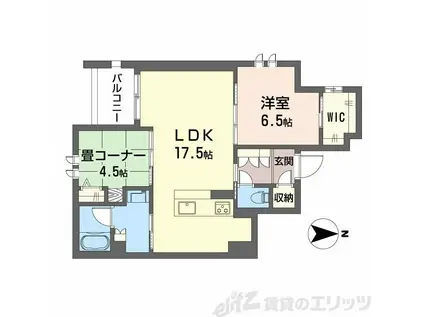 メゾンオリーブIII(2LDK/2階)の間取り写真