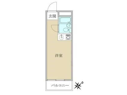 ハイシティ表参道(ワンルーム/3階)の間取り写真