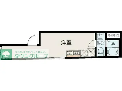 YS COURT NAKAI(ワンルーム/3階)の間取り写真