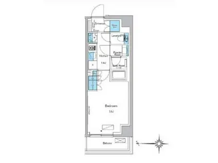 ルフォンプログレ糀谷(1K/5階)の間取り写真