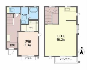 ファイン北一番町(1LDK/1階)の間取り写真