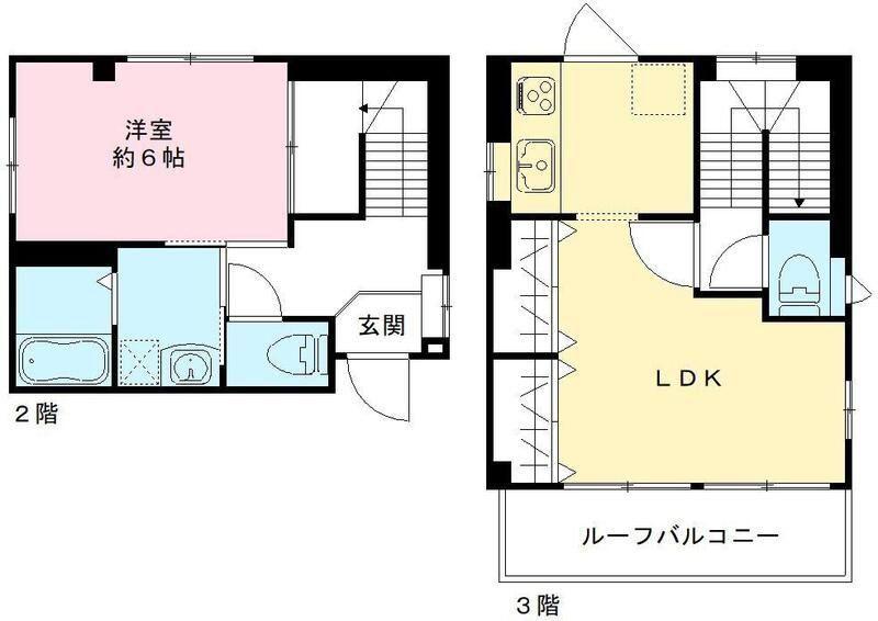 グレース江古田(1LDK/2階)の間取り写真