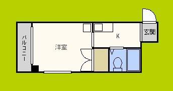プラス九条(ワンルーム/9階)の間取り写真