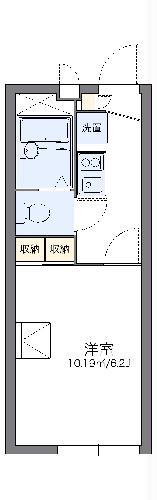 レオパレスACCESS(1K/1階)の間取り写真